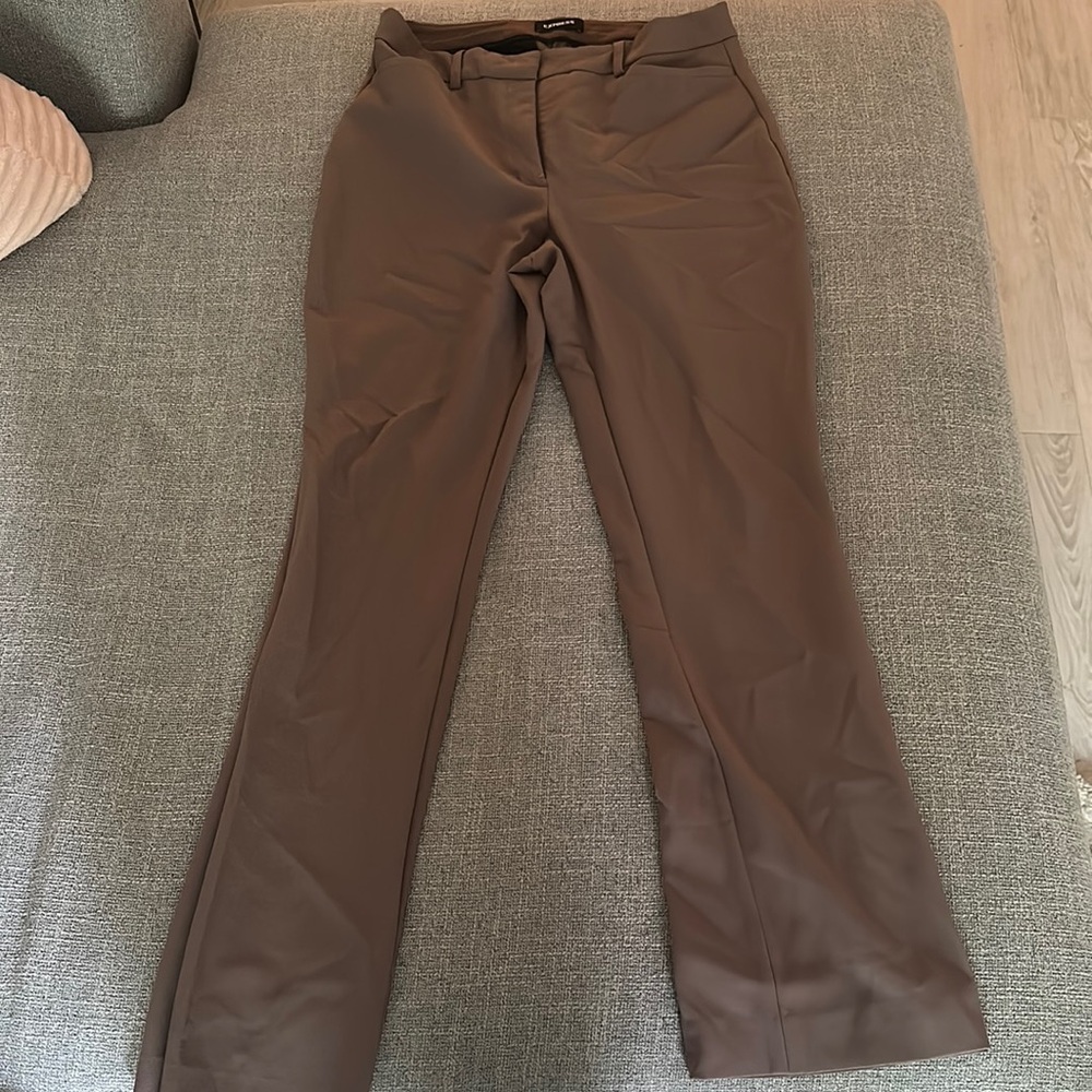Express Size 10 Brown Office Pants